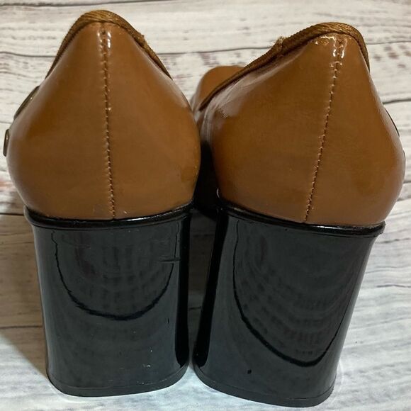 Mainframe Retro Women’s Chunky Heels 70s style 90s shoes size 6 Square Toe - Picture 2 of 14